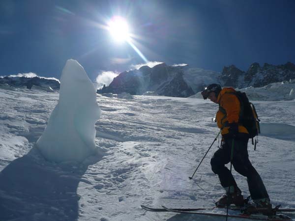 grands montets et couloir des autricheins le 23.3