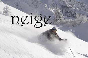 neige ski hiver